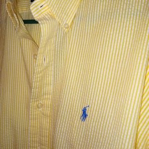 Polo Casual Shirt Mens Sz L Classic Fit Pre-owned